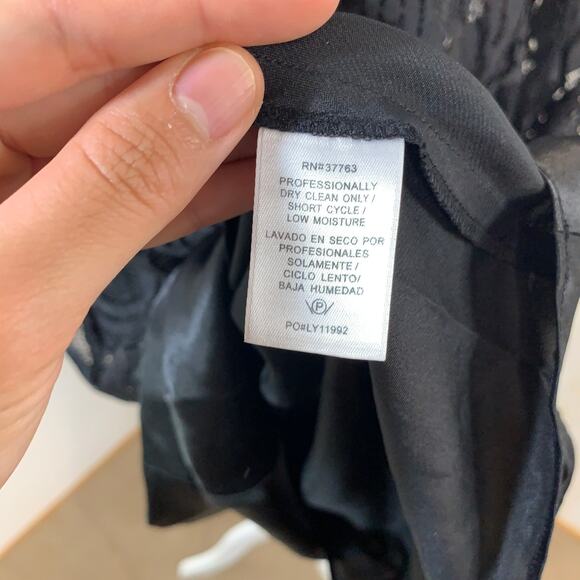 Laundry by Shelli Segal Black Lace Dress size 4 - Picture 7 of 9